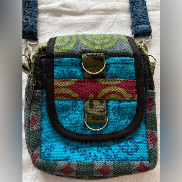 Boho colorful passport bag - Picture 2 of 12